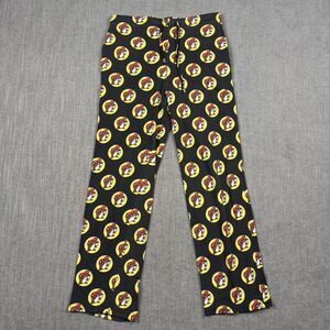 Buc-ee’s Adult Size Small Pajama Lounge Pants Black Yellow Beaver Logo Cotton